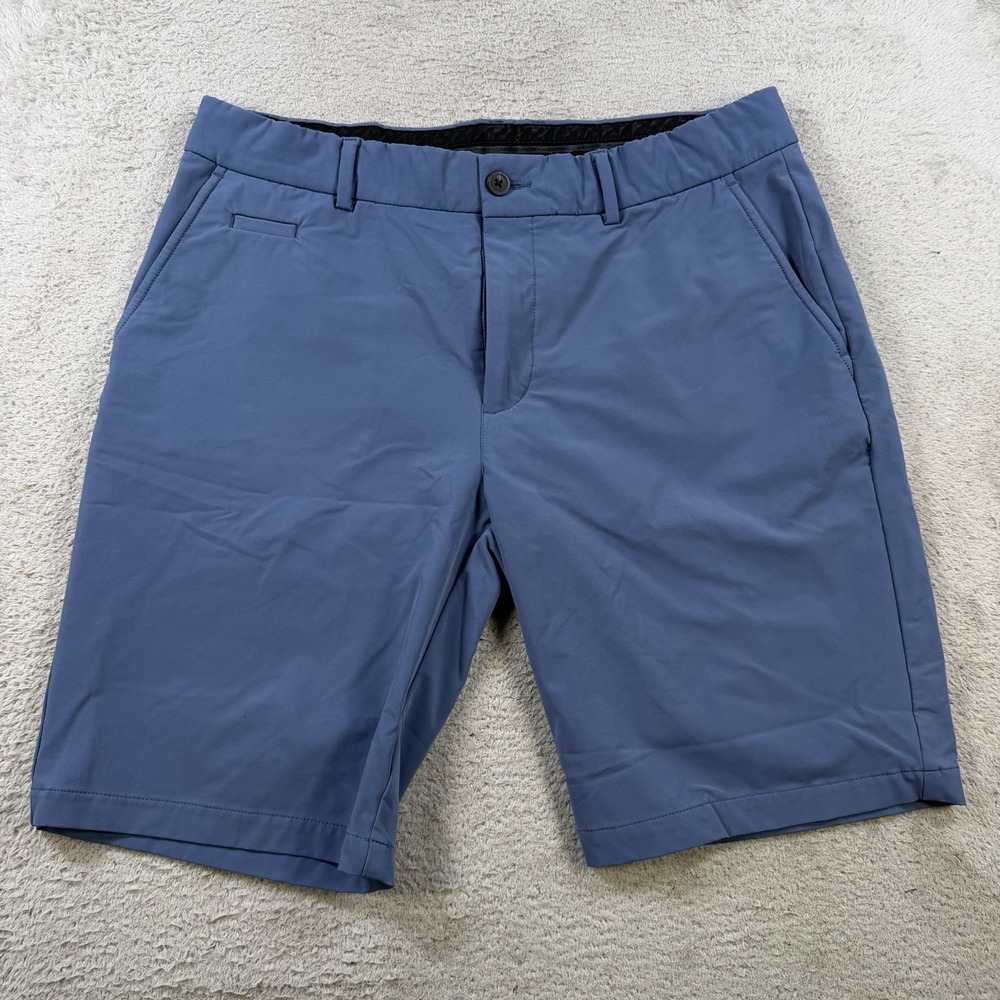 KJUS Shorts Mens 34 Blue Ike Performance Stretch Golf Active Chino Regular Fit